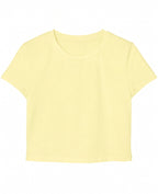 Butter Yellow Baby Tee Front Design