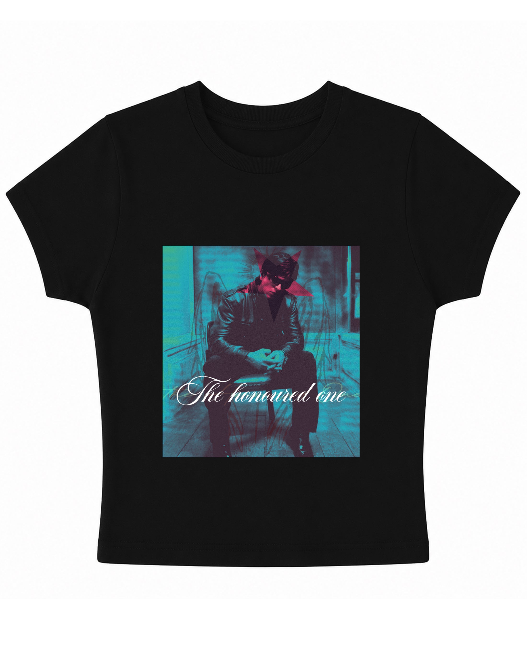 Black Baby Tee Front Design
