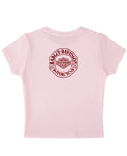 Baby Pink Baby Tee Back Design