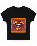 Black Baby Tee Front Design