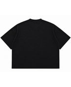 Graphite Boxy Slub tee Back Design
