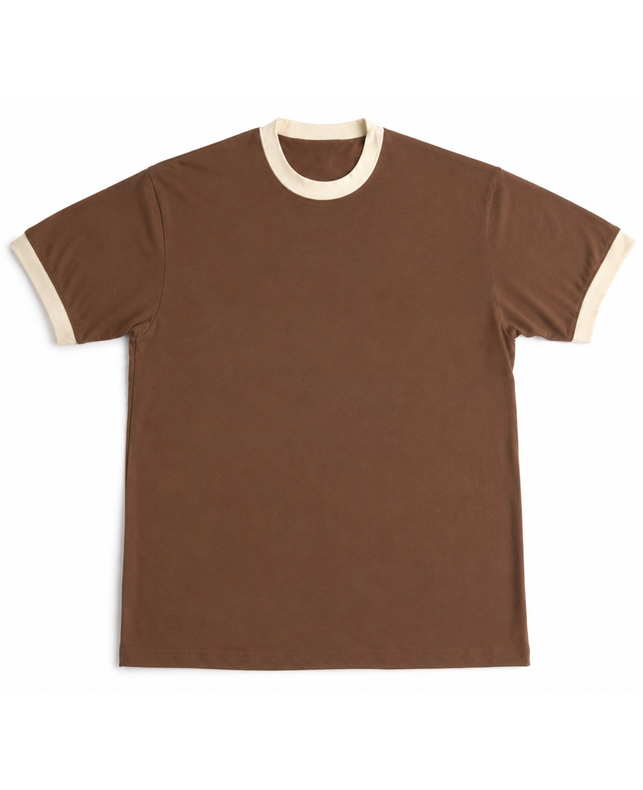 Mousse & Cream Ringer tee Front Design