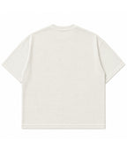 Off-white waffle boxy fit Back Design