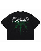 Graphite Boxy Slub tee Back Design