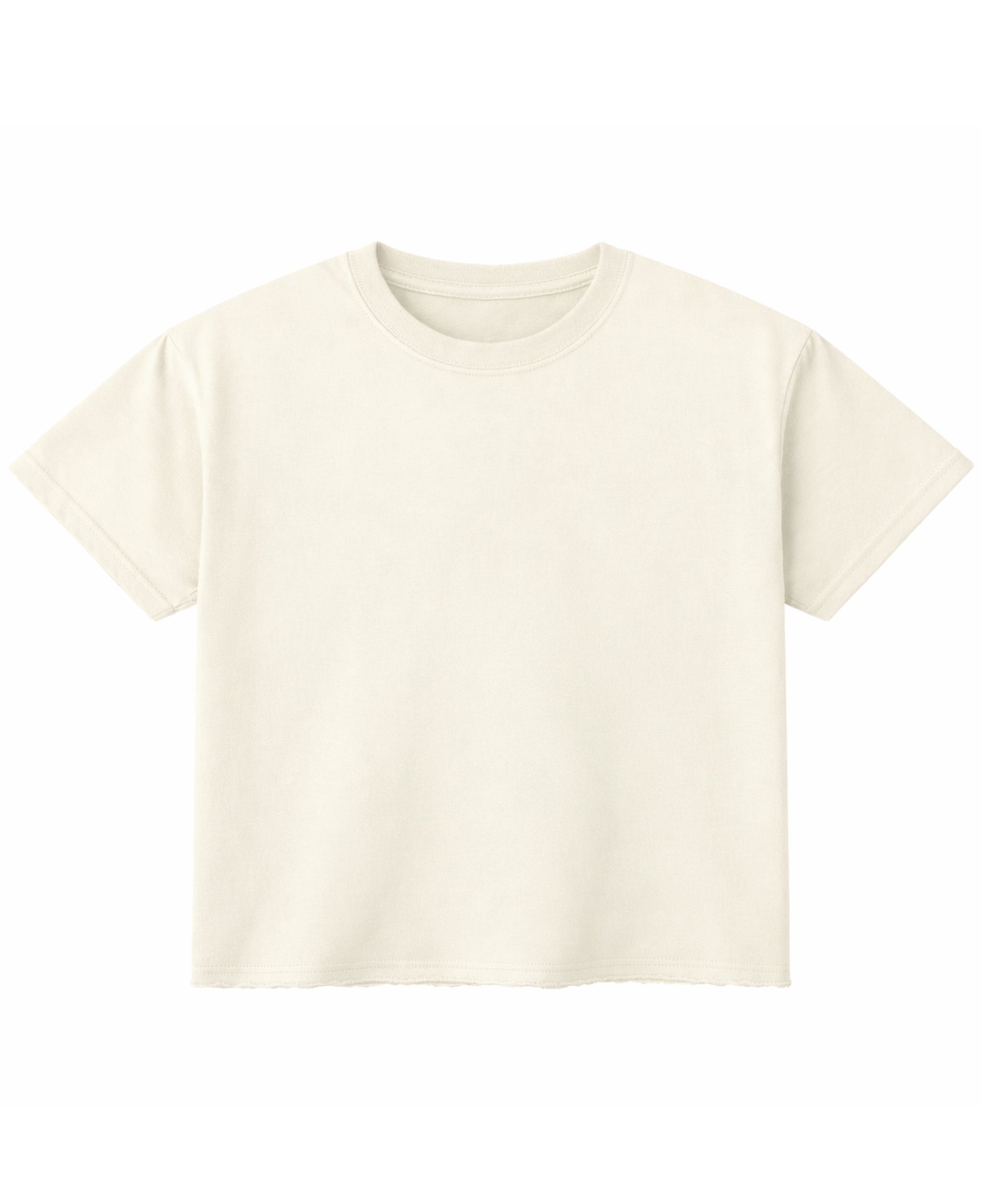 Off White Boxy Fit T-shirt Front Design