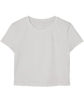 White Baby Tee Front Design