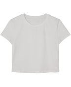White Baby Tee Front Design